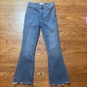 Frame Denim Blue Flare Jeans